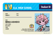 Student ID - Mina Ashido - Card Covers - My Hero Academia - CUCU Covers