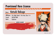 Hero License - Katsuki Bakugo - Card Covers - My Hero Academia - CUCU Covers