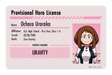 Hero License - Ochaco Uraraka - Card Covers - My Hero Academia - CUCU Covers