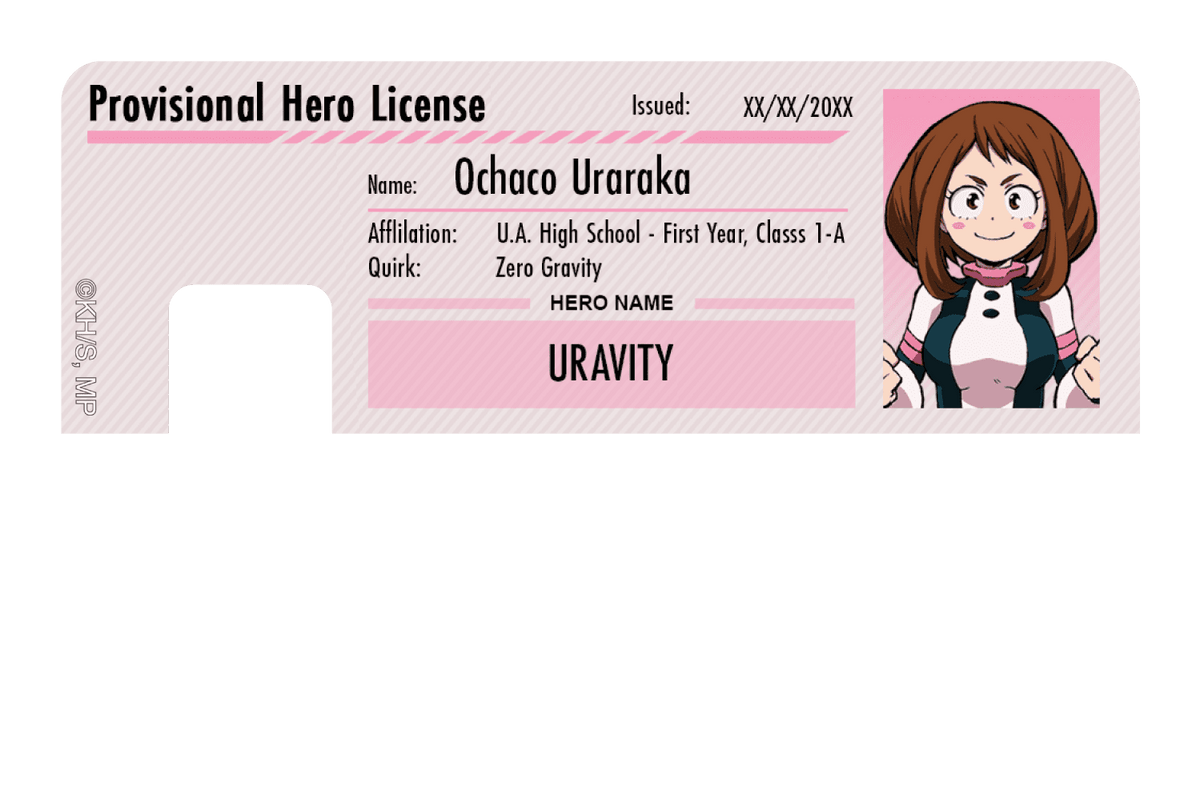 Hero License - Ochaco Uraraka