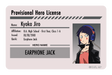 Hero License - Kyoka Jiro - Card Covers - My Hero Academia - CUCU Covers