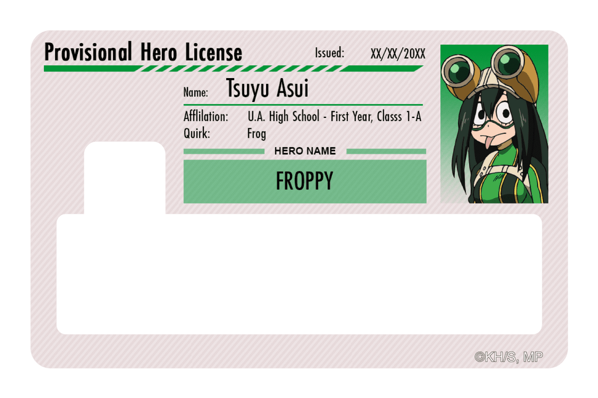 Hero License - Tsuyu Asui