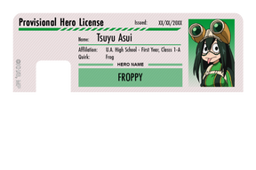 Hero License - Tsuyu Asui