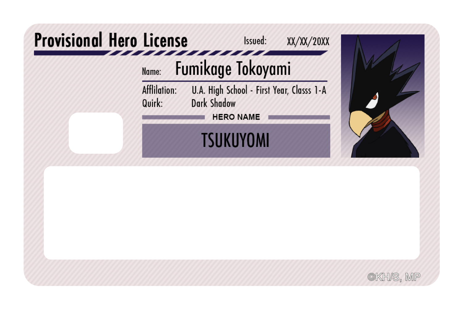 Hero License - Fumikage Tokoyami