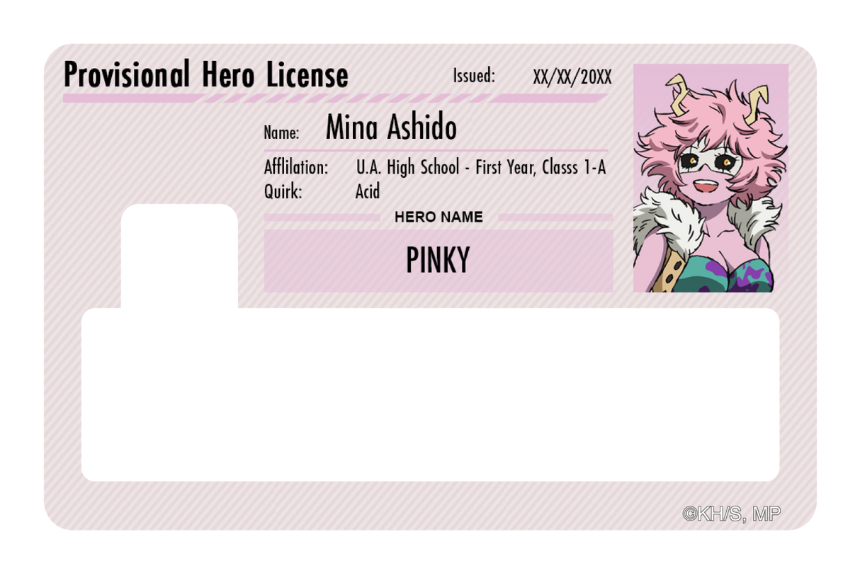 Hero License - Mina Ashido – CUCU Covers