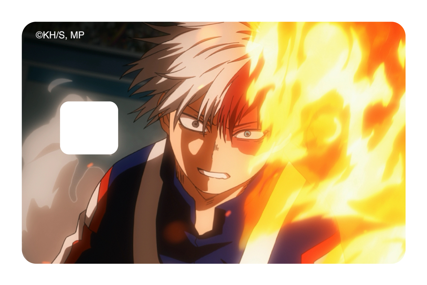 Shoto uses his fire