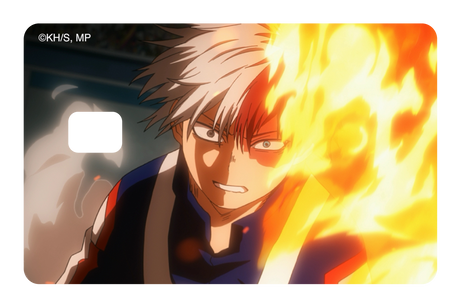 Shoto uses his fire - Card Covers - My Hero Academia - CUCU Covers