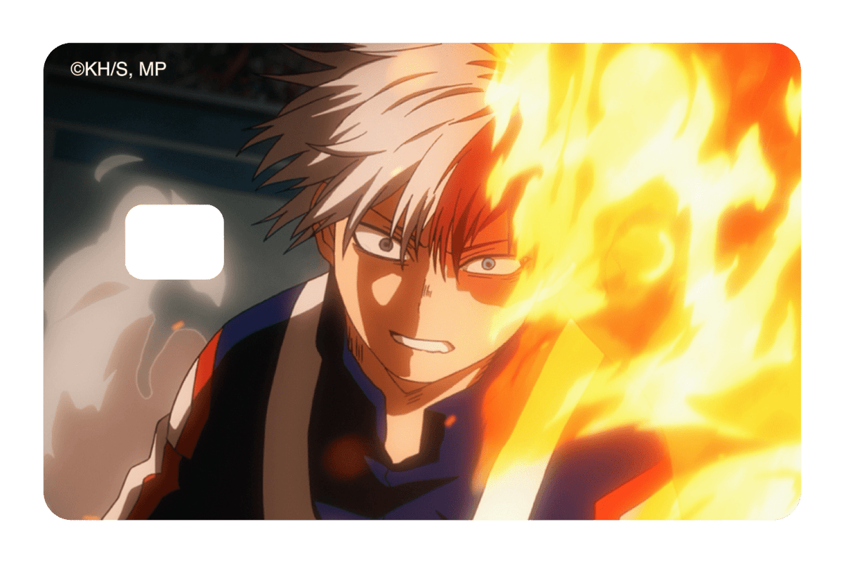 Shoto uses his fire - Card Covers - My Hero Academia - CUCU Covers