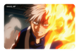 Shoto uses his fire - Card Covers - My Hero Academia - CUCU Covers