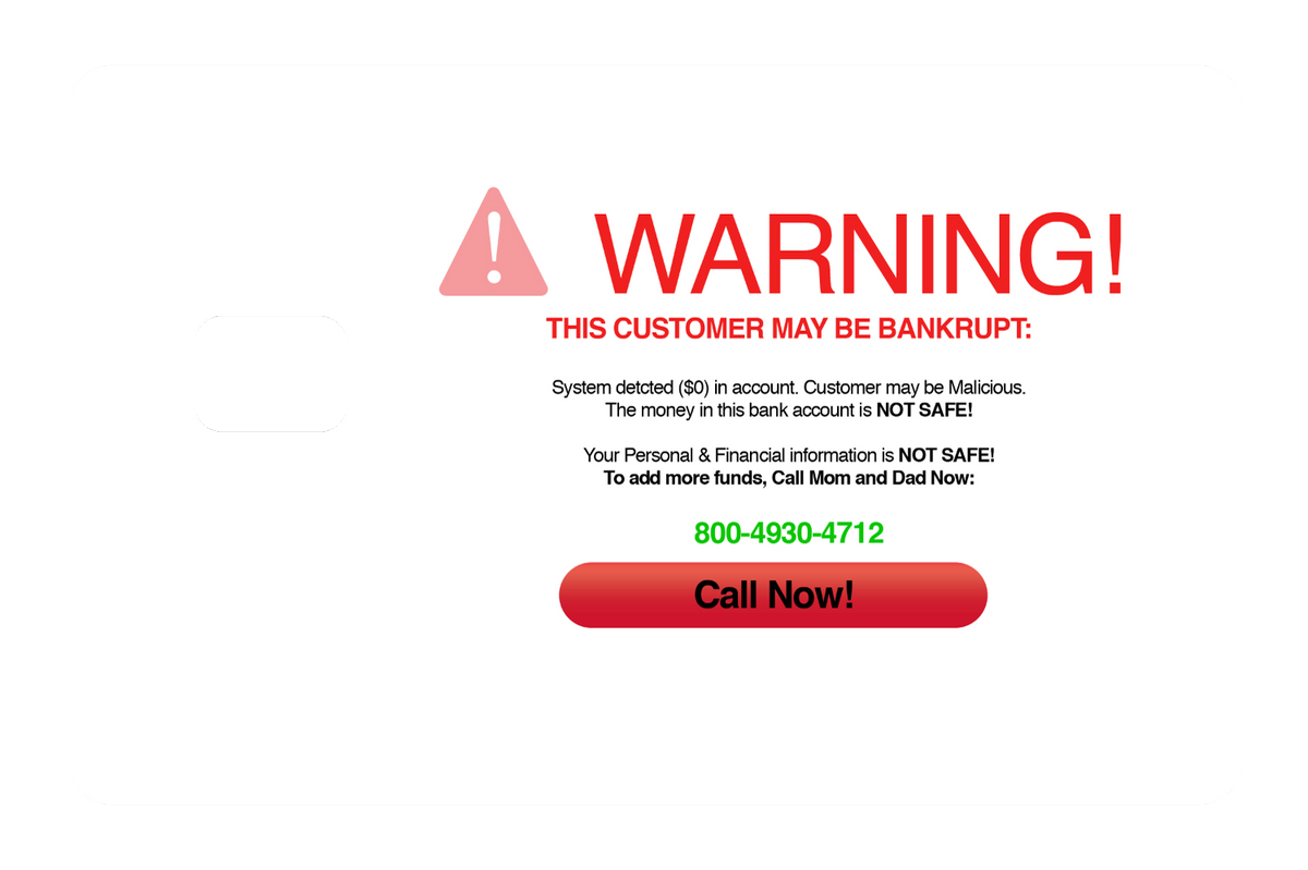 Virus Warning - Card Covers - Originals - CUCU Covers
