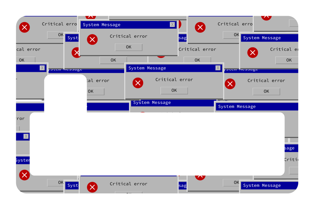 Critical Error - Card Covers - Originals - CUCU Covers