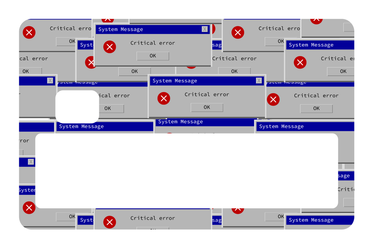 Critical Error - Card Covers - Originals - CUCU Covers