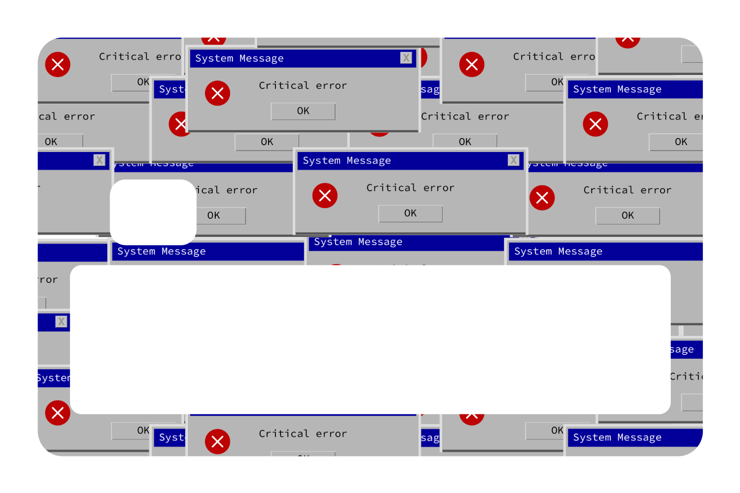 Critical Error - Card Covers - Originals - CUCU Covers