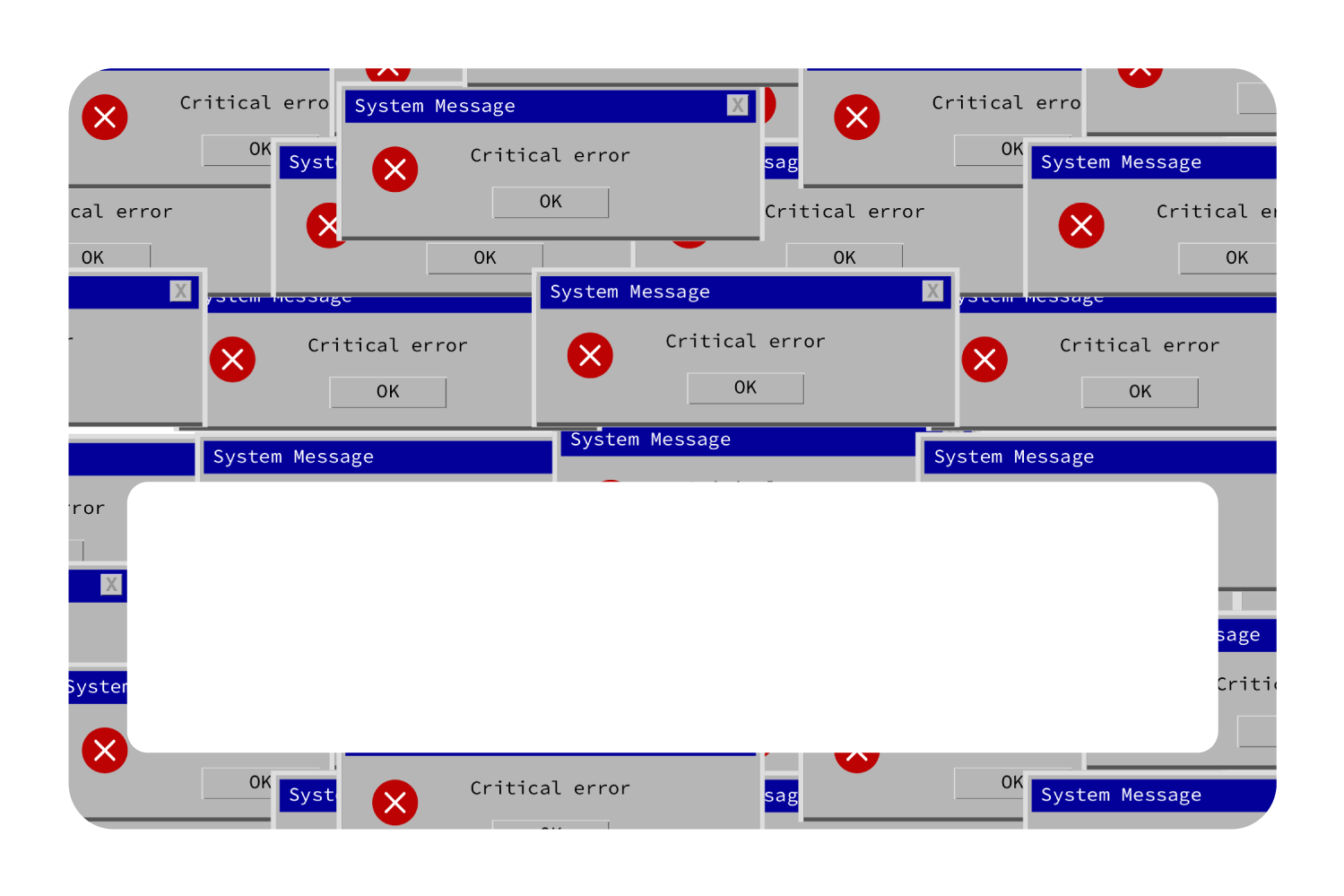 Critical Error - Card Covers - Originals - CUCU Covers