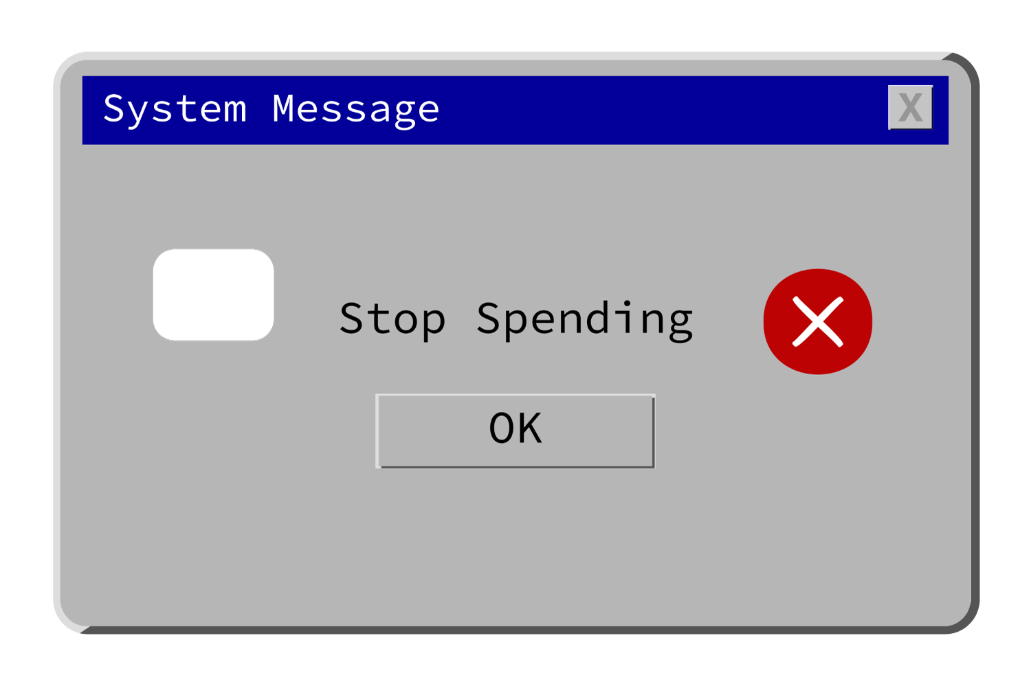Stop Spending - Card Covers - Originals - CUCU Covers
