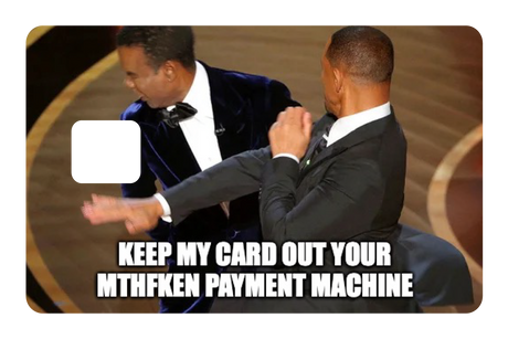 Keep my card out