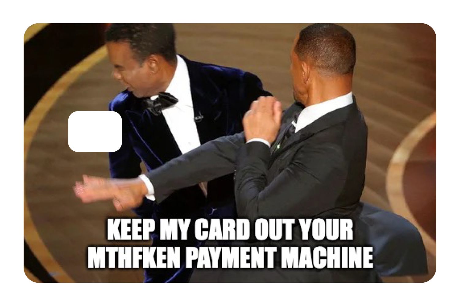 Keep my card out