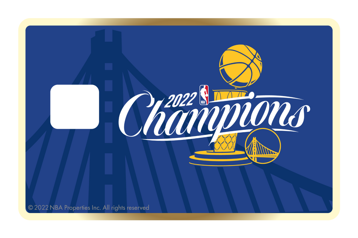 2022 NBA Champions: Golden State Warriors - Gold Ring