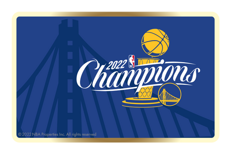 2022 NBA Champions: Golden State Warriors - Gold Ring