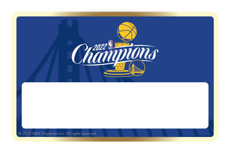 2022 NBA Champions: Golden State Warriors - Gold Ring