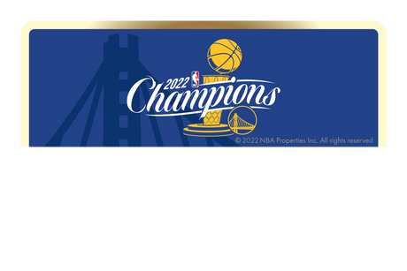 2022 NBA Champions: Golden State Warriors - Gold Ring