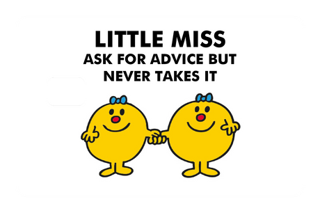 Little Miss Ask For Advice