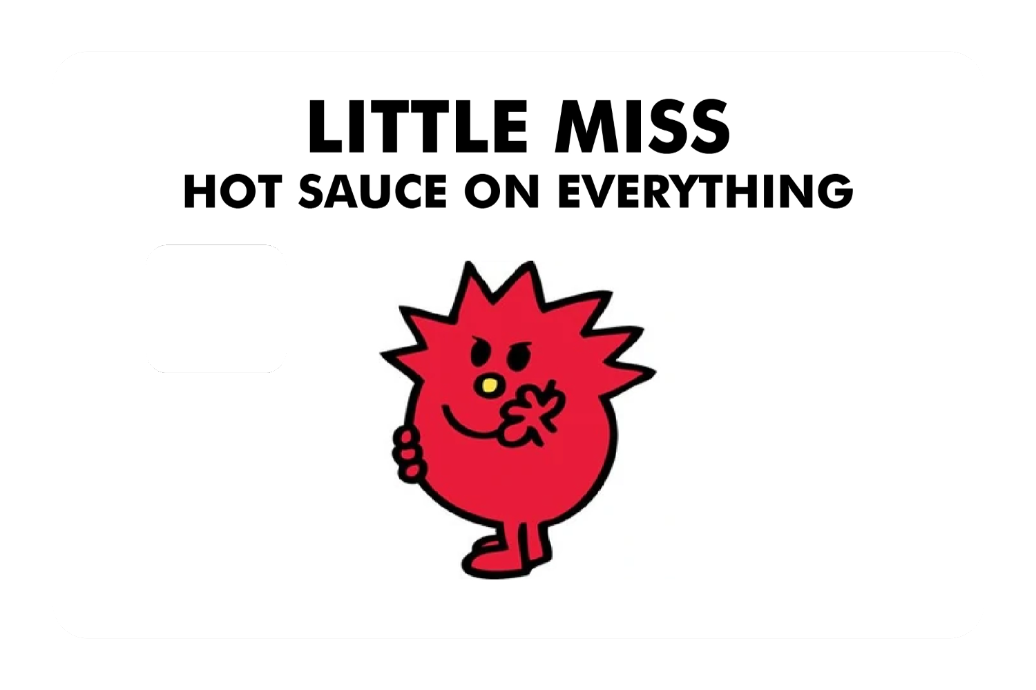  CUCU Card Skin Sticker Little Miss Hot Sauce On