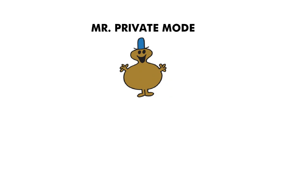 Mr. Private Mode