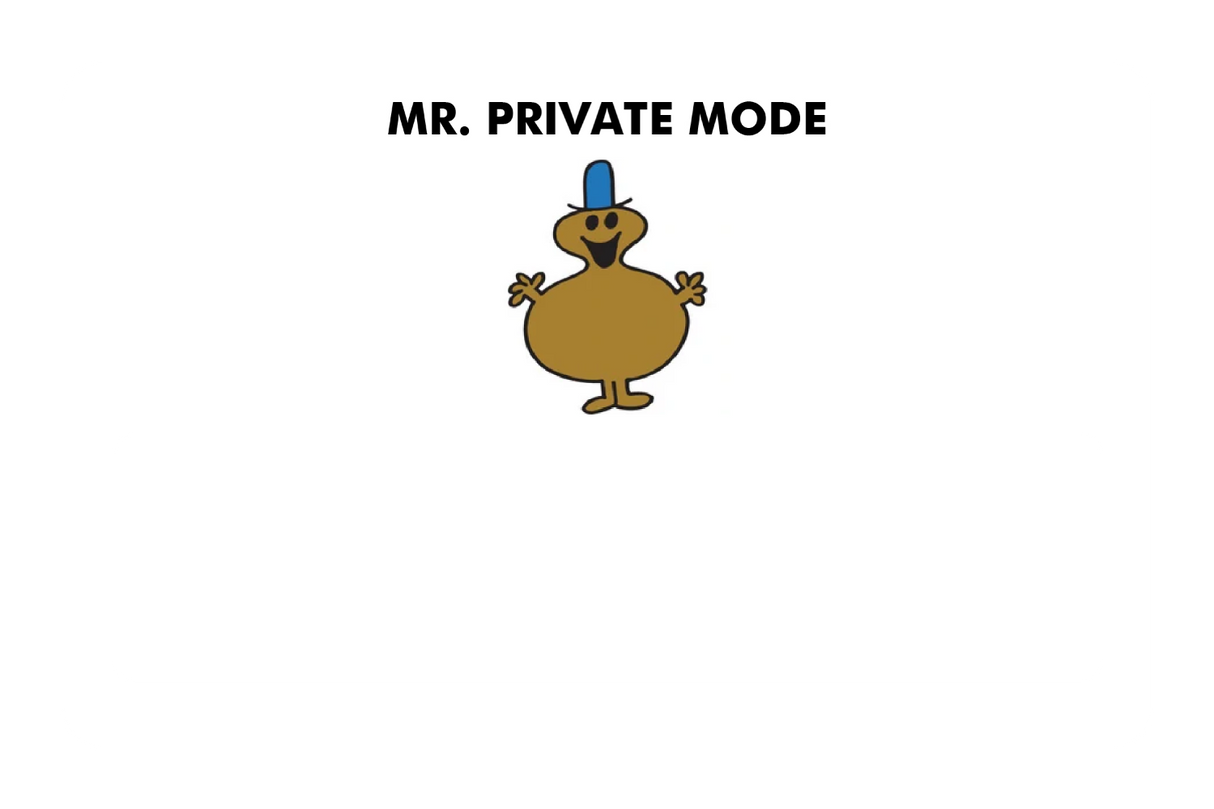 Mr. Private Mode