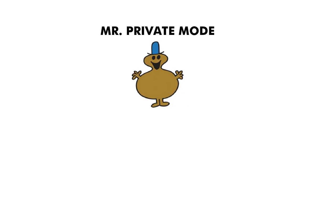 Mr. Private Mode