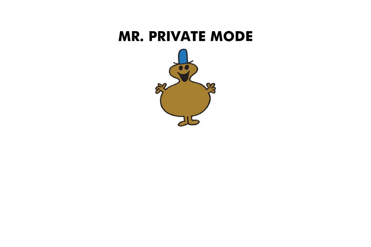 Mr. Private Mode