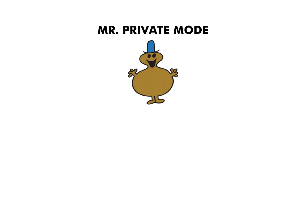 Mr. Private Mode