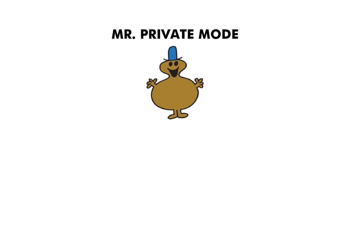 Mr. Private Mode