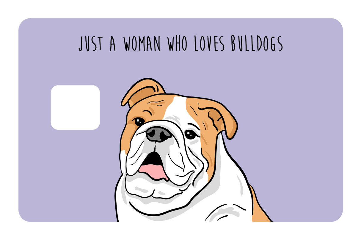 Woman who loves Bulldogs