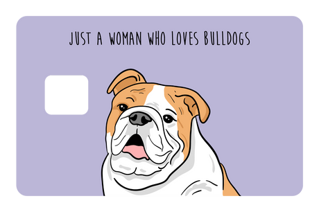 Woman who loves Bulldogs