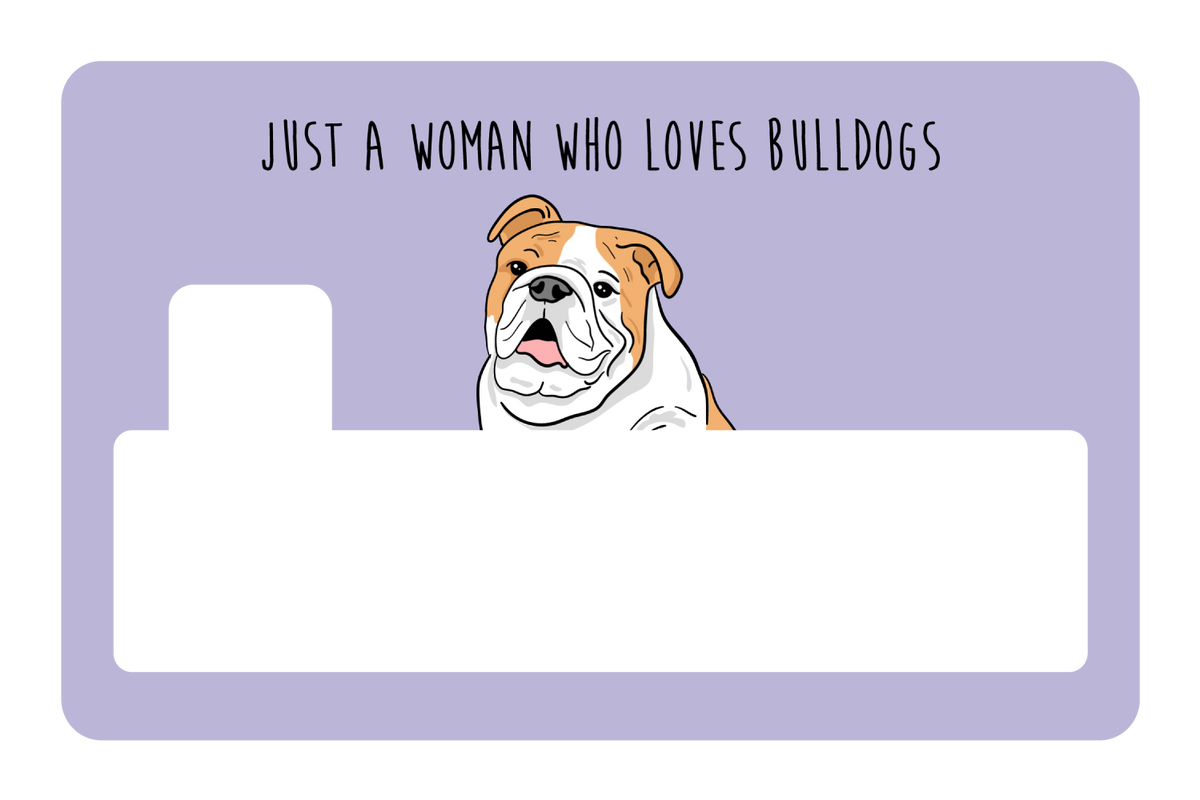 Woman who loves Bulldogs