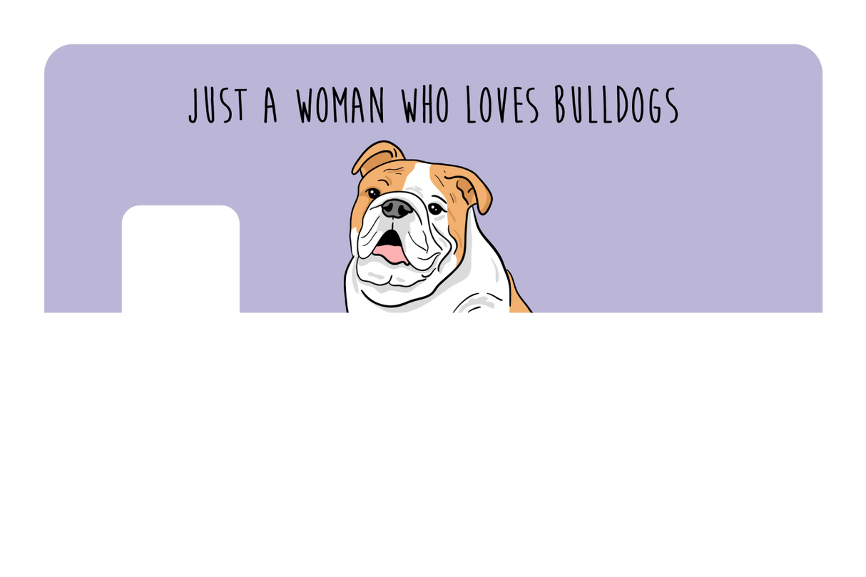 Woman who loves Bulldogs