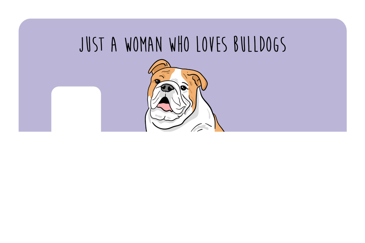 Woman who loves Bulldogs
