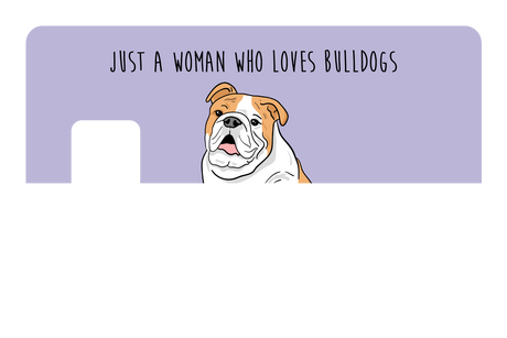 Woman who loves Bulldogs