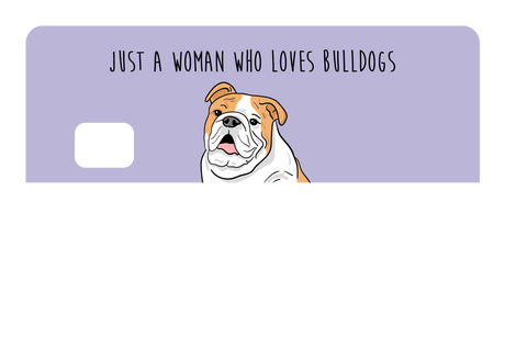 Woman who loves Bulldogs