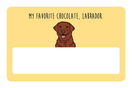 My Favorite Chocolate, Labrador