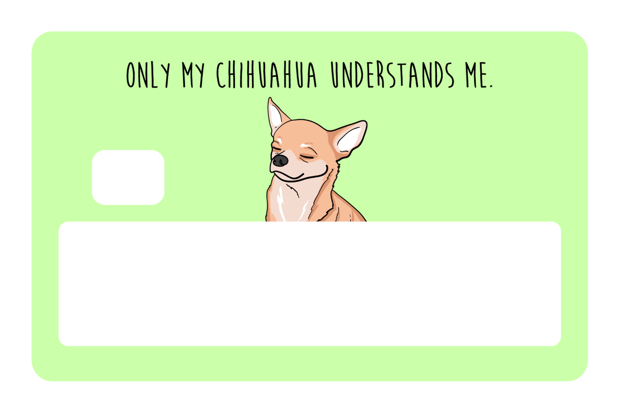 Only my Chihuahua understands me