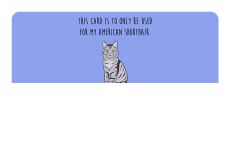 this card only for American Shorthair