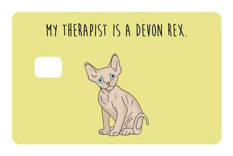 My therapist is a Devon Rex