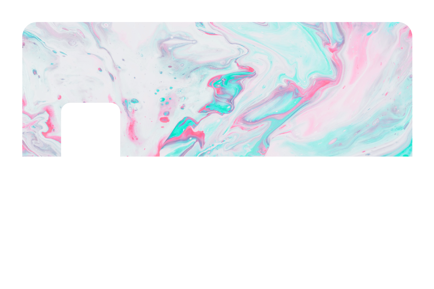 Abstract Paint Pink and Blue