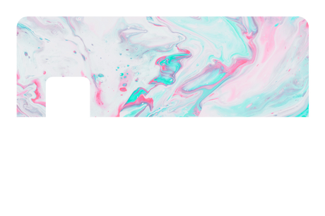 Abstract Paint Pink and Blue