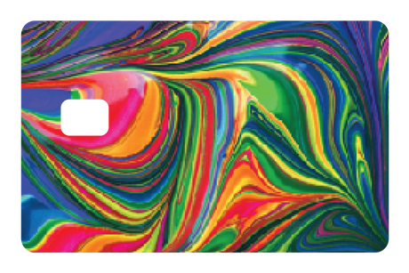 Abstract Paint Rainbow