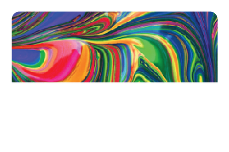 Abstract Paint Rainbow