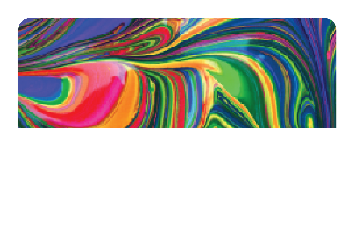 Abstract Paint Rainbow
