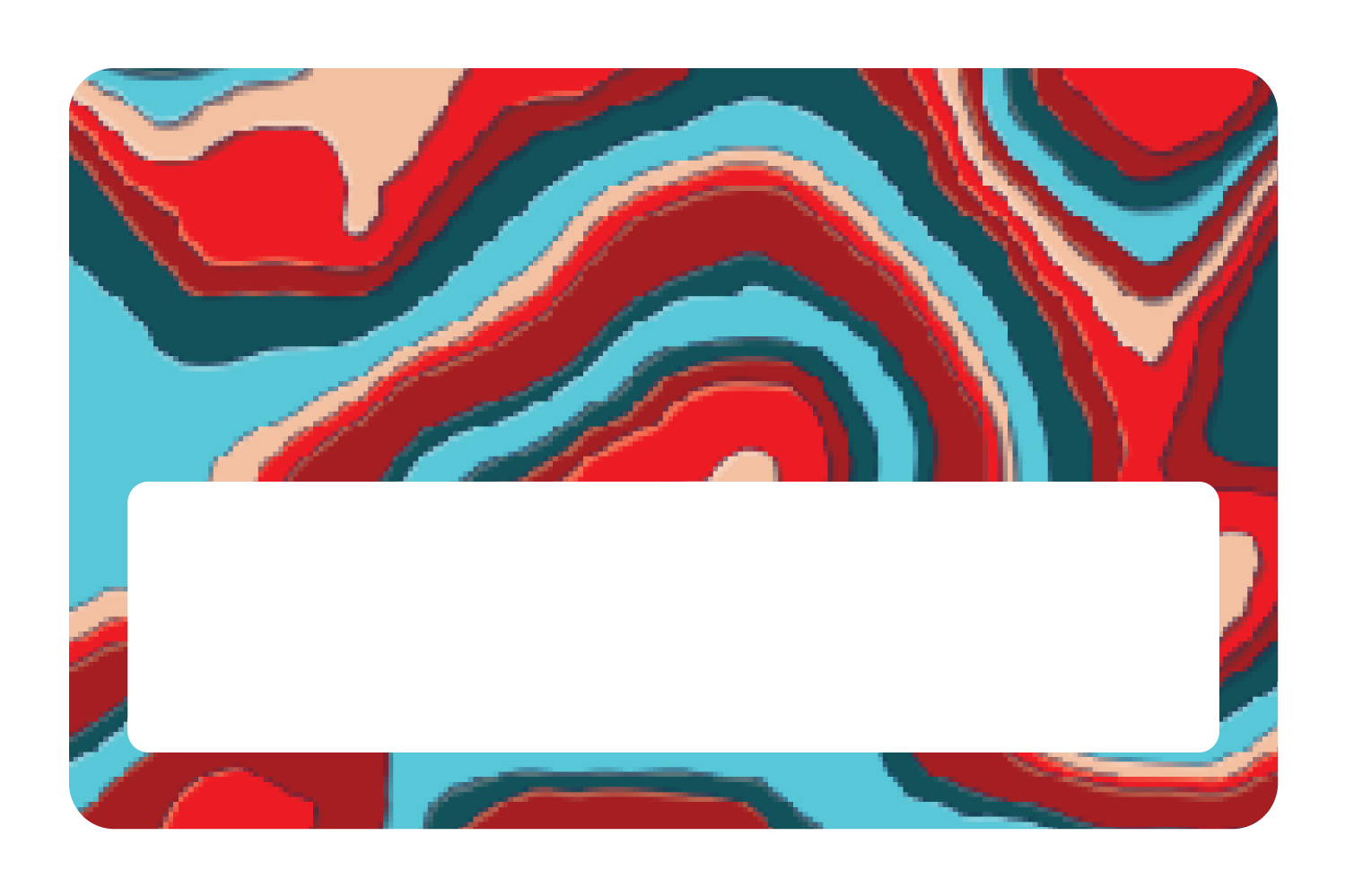 TopographyTeal and Red